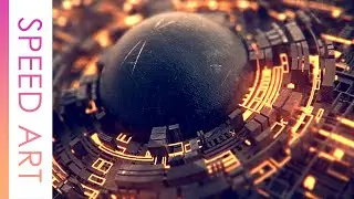 Creating a Sci Fi design in Cinema4d