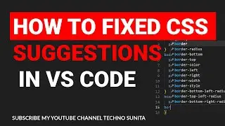 VScode autocomplete doesn't work for CSS files Fixed #csstutorial #css3