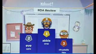 Kahoot RDA Review