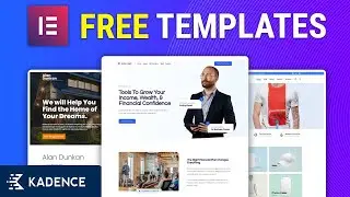 4 Beautiful Free Elementor Templates For Your Website | Kadence Theme