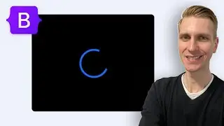 Use Spinner and Create Page Loader in Bootstrap 5