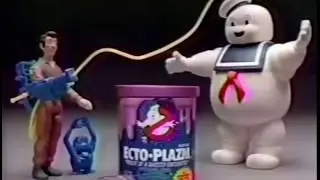 Peter Venkman and Stay Puft Real Ghostbusters Kenner Toy Commercial
