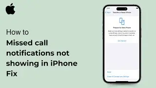 Missed call notifications not showing in iPhone Fix ( iOS ) 2024