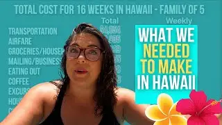 Hawaii Travel Nurse Family Expenses for 16 weeks 👀(What you NEED to make!)