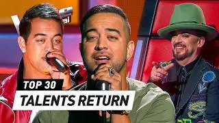 Iconic ALL-STARS RETURN to the Blind Auditions on The Voice