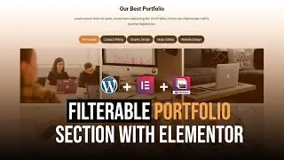 Filterable Portfolio 100% Free | Powerfolio & Elementor | Portfolio Plugin | Elementor Tutorials