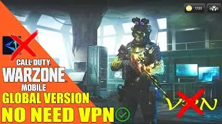 HOW TO PLAY Warzone Mobile WITHOUT VPN | PLAY warzone Mobile Global Version No Need VPN 😲