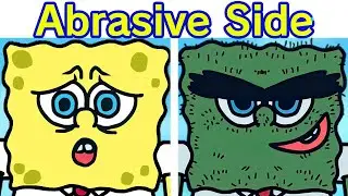 Friday Night Funkin Spongeasm / Phantasm but Spongebob and Abrasive Side Sings It (FNF Mod/Hard)