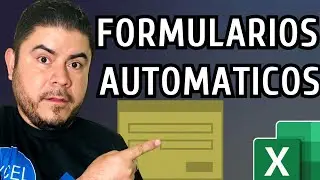 🚀 Generador de Formularios en Excel | usando VBA y macros