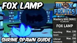 NEW Shrine Event Spawn Guide & Fox Lamp FULL SHOWCASE! | Blox Fruits Fox Lamp Showcase