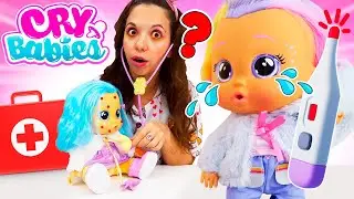 Игры в доктора - Куклы Край Бебис в больничке! Чем они заболели? - Видео про игрушки для детей