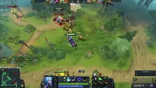 Катнули в Dota 2 с бро. Было весело)