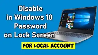 ✨How to Disable Windows 10 Login Password on the Lock Screen➡️Without Programs💯