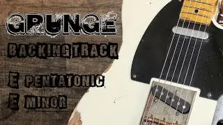 Rock Grunge Guitar Backing Track in E pentatonic minor  |  Best sound