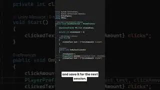 Save Data In Unity using PlayerPrefs 