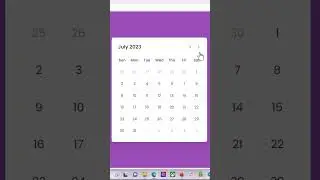 Create A Dynamic Calendar in HTML CSS & JavaScript