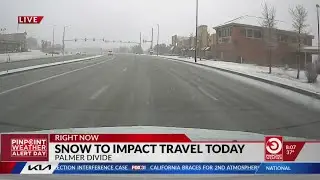 Snow impacts travel in the south Denver metro