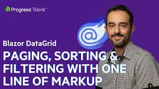 Paging, Sorting & Filtering with one line of markup? | Telerik UI for Blazor DataGrid Demo