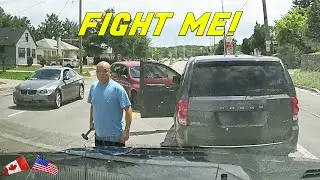 MAN BRINGS A HAMMER TO THE ROAD RAGE