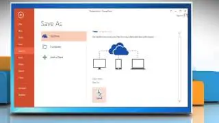How to save PowerPoint 2013 presentations to your Office 365 SkyDrive®