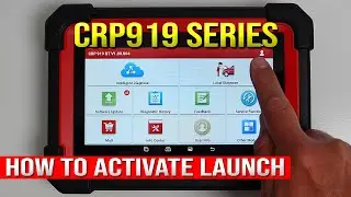 Launch X431 CRP919EBT Setup & Activation (Bidirectional Scanner)