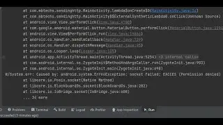 EACCES permission denied android studio HTTP request error fixed