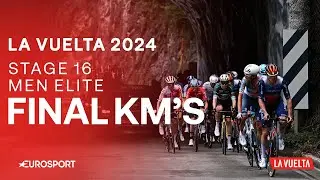 EXTRAORDINARY WIN! 🤩 | La Vuelta a España Stage 16 Final Kilometres | Eurosport Cycling