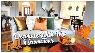 NEW! Fall Decorate With Me and Home Tour | Kenya's Decor Corner #fallhometour #fall2024