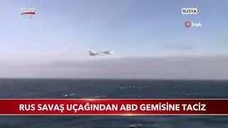 Rus Savaş Uçağından ABD Gemisine Taciz