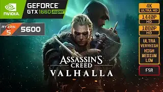 ASSASSINS CREED VALHALLA - GTX 1660 SUPER - R5 5600