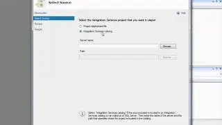 Import an Integration Services Project from an Integration Services Catalog