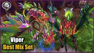 Viper Best Mix Set Vanguard of the Netherswarm + Malefic Drake's Hood of the Crimson Witness +