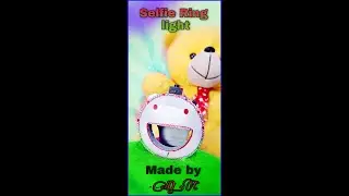 ##homemade Mobile  selfi ring light##