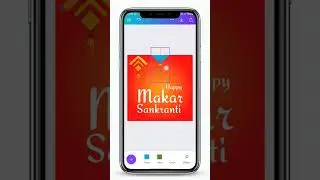 Festival Design Short Canva Design Tutorial !!! #canva #canvalove #makarsankranti  #socialmedia  #yt