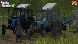 [ РП ] ОЧЕНЬ ТЯЖЕЛАЯ ПАХОТА НА ДВУХ СТАРЫХ МТЗ ВМЕСТЕ С ФЕРМЕРОМ ДАНЕЙ Farming Simulator 17