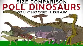 Random Dinosaurs Size Comparison vol.3 (Supersaurus, Pteranodon, Gigantoraptor, T-Rex)