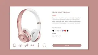 How To Make Product Details Using HTML, CSS And JavaScript