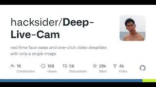 GitHub - hacksider/Deep-Live-Cam: real time face swap and one-click video deepfake with only a si...
