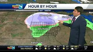 Iowa Weather: Dry, cold start to the week