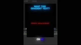 Smooth Gradient Text Tutorial After Effects | 