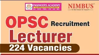 OPSC Lecturer Recruitment 2023 | Eligibility/Age Limit/Exam Pattern |  Complete Information