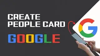 How To CREATE Your GOOGLE People Card ADD Me To Search