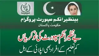 Benazir Income Support Programme Jobs 2024 - BISP Jobs 2024 - Benazir Income Support Jobs 2024