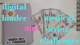 Digital Sinking Fund Binder | Medical Savings Challenges | Cash Stuffing