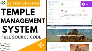 Online temple management system project