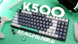 Barato, compacto e completo! Machenike K500 teclado gamer 90%