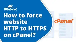 How to redirect a website from HTTP to HTTPS from cPanel?