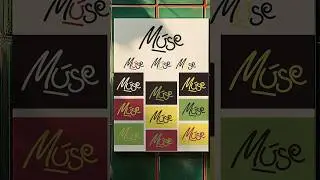 Creating Logo variations for MUSE brand in adobe illustrator