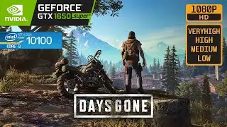 DAYS GONE - GTX 1650 SUPER - i3 10100