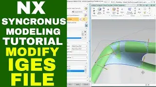 NX 11 SYNCHRONOUS MODELING TUTORIAL FOR BEGINNERS | NX SYNCHRONOUS MODELING TUTORIALS